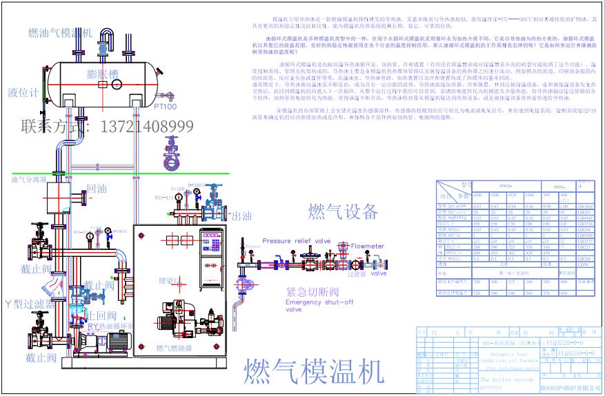 燃气模温机安装效果图